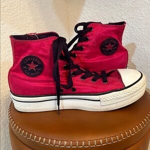 Converse Pink High-Top Sneakers